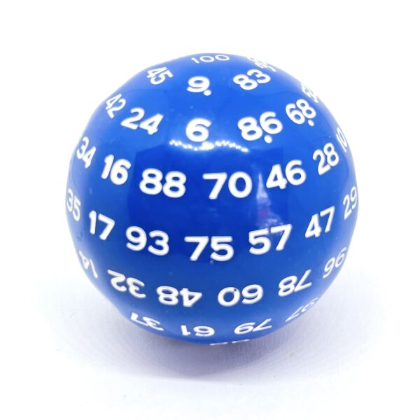 Würfel D100 Blue/White