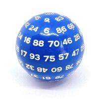 Würfel D100 Blue/White
