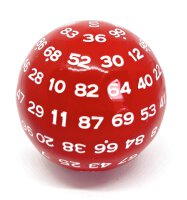Würfel D100 Red/White