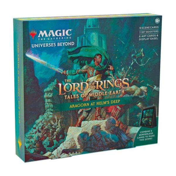 The Lord of the Rings: Tales of Middle-earth Scene Box - Aragorn at Helms Deep
