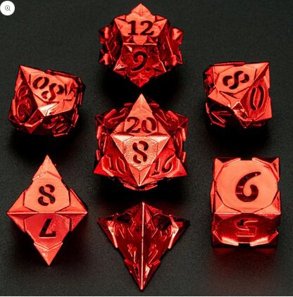Morning Star Hollow Dice Shiny Red (7)