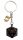 D20 keychain with Dragon Charm Barbarian Black
