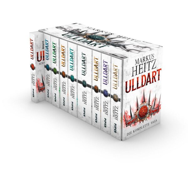 Heitz, Markus: Ulldart - Die dunkle Zeit, 9 Teile im Schuber - Die komplette Saga - Sammlerstück