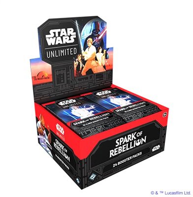 Star Wars: Unlimited - Spark of Rebellion Booster Display (24 Booster)