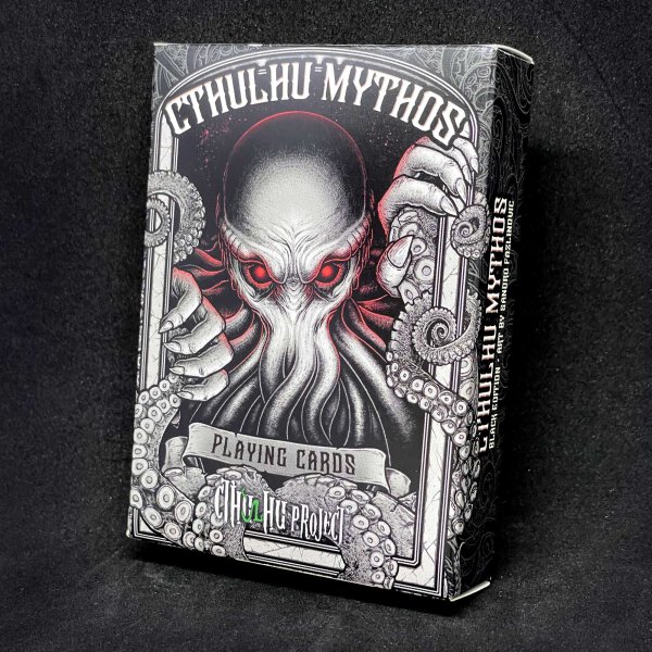 Cthulhu Mythos Poker Cards Black Edition