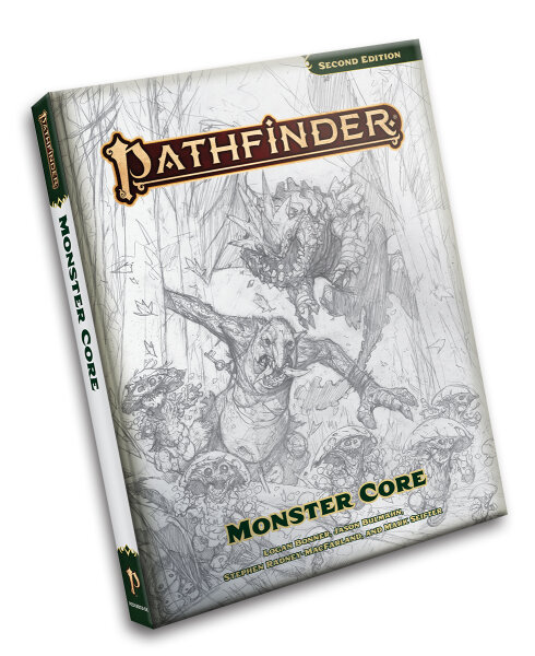 Pathfinder RPG Pathfinder Monster Core Sketch Cover