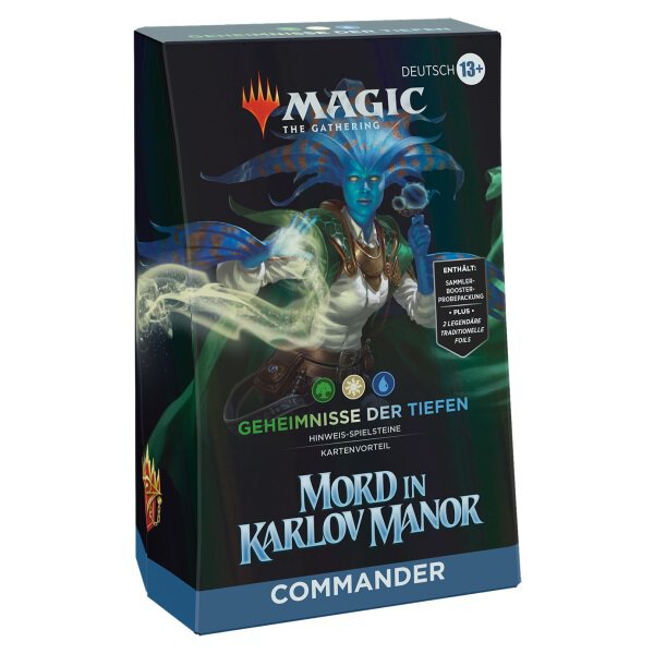 MTG - Mord in Karlov Manor Commander-Deck Geheimnisse der Tiefen - Deutsch