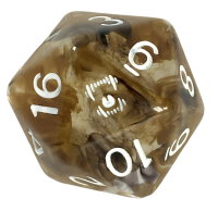 29mm XL D20 Dice Diffusion Werewolfs Bite w/symbol
