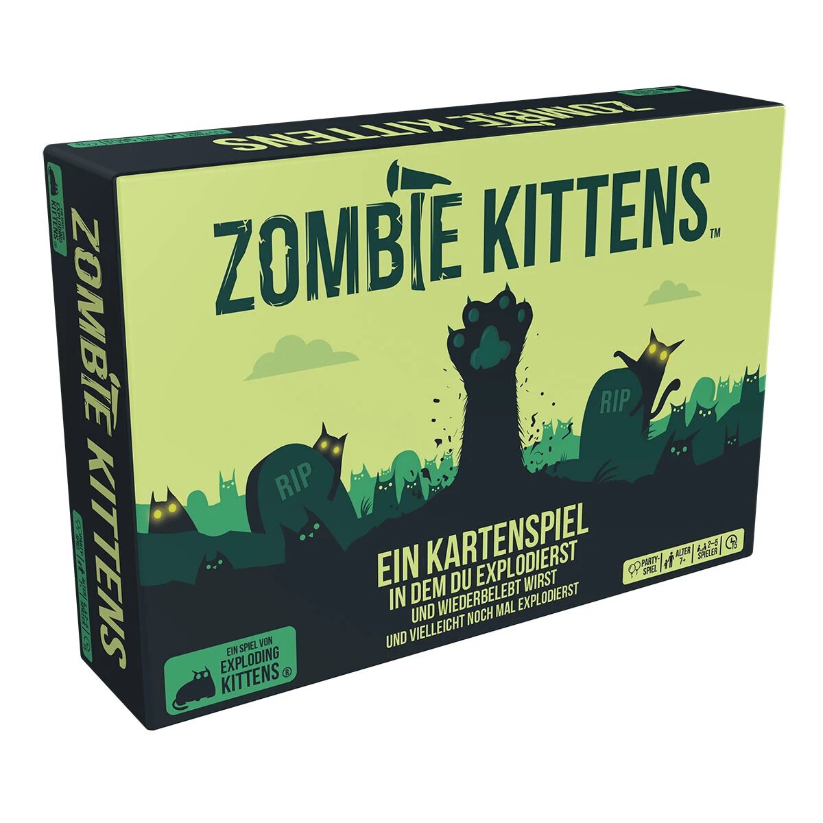 Exploding Kittens - Zombie Kittens DEUTSCH - 24Wichtel Onlineshop | G