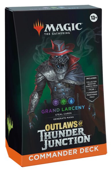 MTG -  Outlaws of Thunder Junction Commander Deck  Grand Larceny (english)