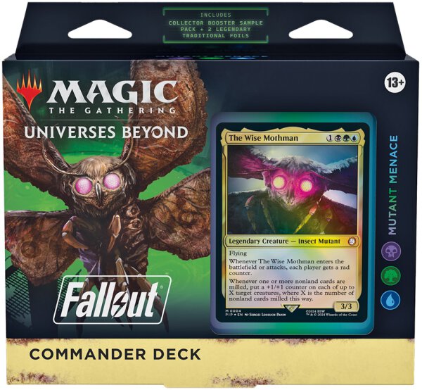 MTG - Commander Fallout Deck: Mutant Menace (Black-Green-Blue)
