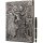 LYNX 3D Faux-leather Notebook Silver Dragon
