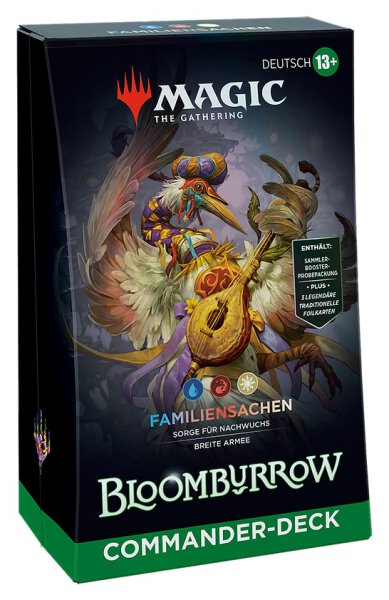 MTG - Bloomburrow Commander Deck: Familiensache (Blau-Rot-Weiß) - (Deutsch)