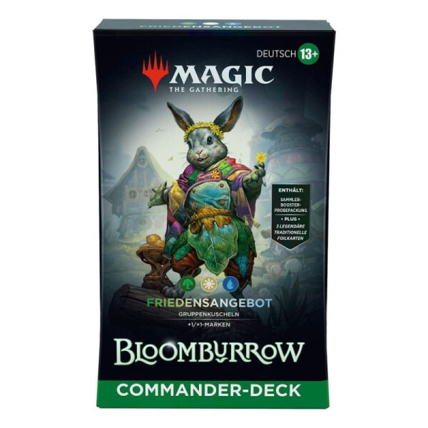 MTG - Bloomburrow Commander Deck: Friedensangebot (Grün-Weiß-Blau) - (Deutsch)
