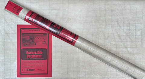 Reversible Battlemat™ (1” [2,54cm] Squares & 1” [2,54cm] Hexes)