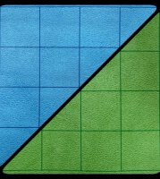 Battlemat™ 1” Reversible Blue-Green Squares...