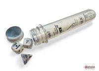 Lab Dice: Marble Calcite/black Polyhedral 7-Dice Set...