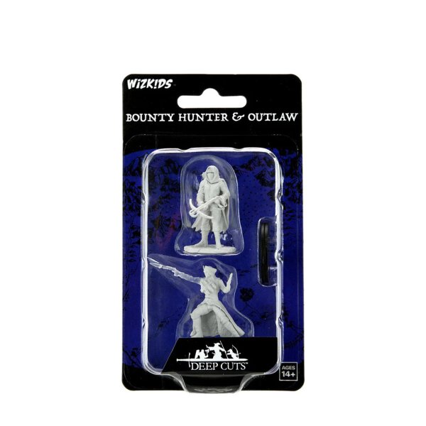 Deep Cuts Miniatures W15 Bounty Hunter & Outlaw