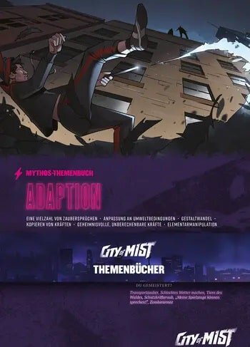 City of Mist: Themenbücher