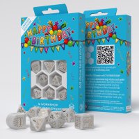 Q WORKSHOP 20 years – Happy Birthday Dice Set (8)