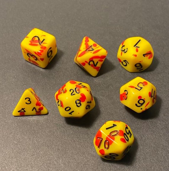 Bloody Mörg Borg Dice Set (7)