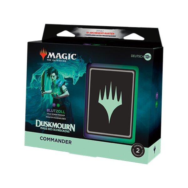 MTG - Duskmourn: Haus des Schreckens - Blutzoll (Schwarz, Grün) Commander Deck