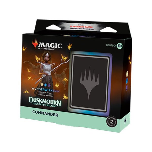 MTG - Duskmourn: Haus des Schreckens - Wunderwirkerin (Schwarz, Blau, Weiß) Commander Deck