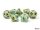 Marble Mega-hedral™ Green/dark green 7-Die Set
