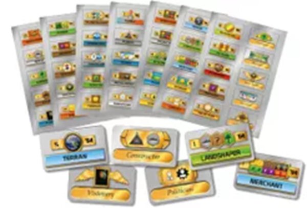 Terraforming Mars Milestones & Awards (english)