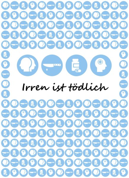 Irren ist tödlich – Krimi-Dinner Spiel für 4 Personen (deutsch)