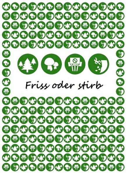 Friss oder stirb – Krimi-Dinner Spiel für 4 Personen (deutsch)