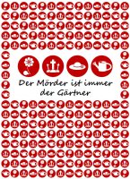 Der Mörder ist immer der Gärtner – Krimi-Dinner Spiel für 4 Personen (deutsch)