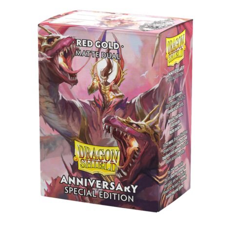 Dragon Shield: Matte Dual – Pomegranate & Gold