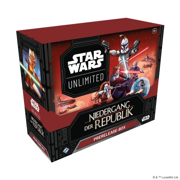 Star Wars: Unlimited – Niedergang der Republik (Pre-Releasebox) (deutsch)