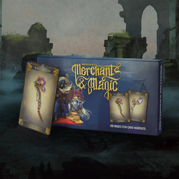 Wanderers Guide to Merchants & Magic 5E Card Deck (english)