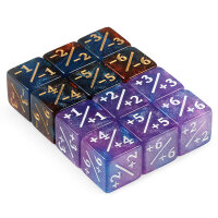 Positive/Negative Dice Counters Nebula/Twilight (12)