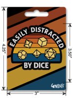 Easily Distracted Sticker