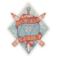 Slicing and Dicing Sticker