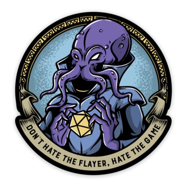 Dont Hate the Flayer Sticker