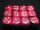 Dice Sets Burgundy/Gold Vortex 16mm d6 (12)