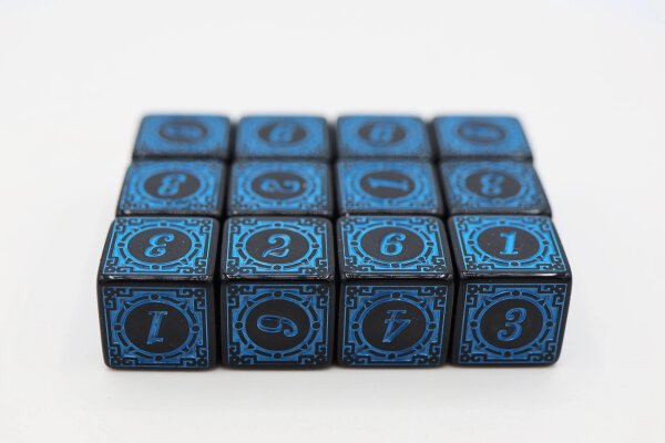 Magic Burst D6 Set Blue (12)