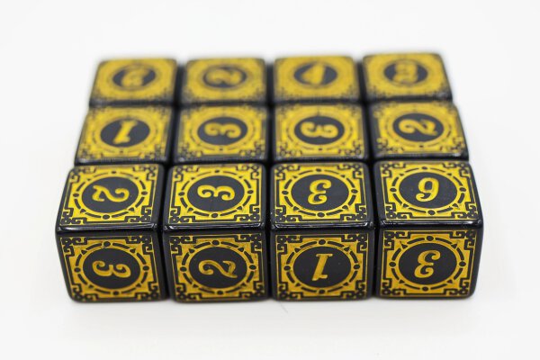 Magic Burst D6 Set Yellow (12)