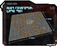 Alien Catacombs Gaming Mat 2x2