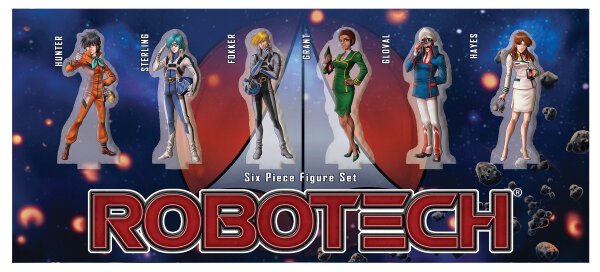 Robotech Attack on the SDF-1 Standees