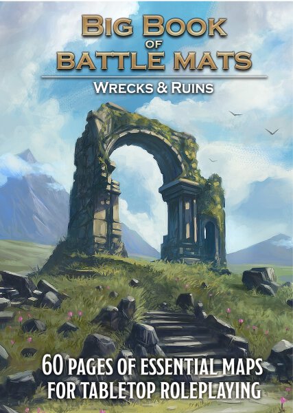 Big Book of Battle Mats Wild Wrecks & Ruins (english)