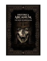 Historica Arcanum The Sigil of Jerusalem 5E (english)