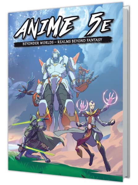 Anime 5E RPG Beyonder Worlds Realms Beyond Fantasy