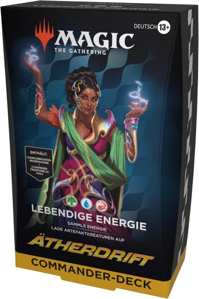 MTG - Ätherdrift / Aetherdrift Commander-Deck – Lebendige Energie (deutsch)