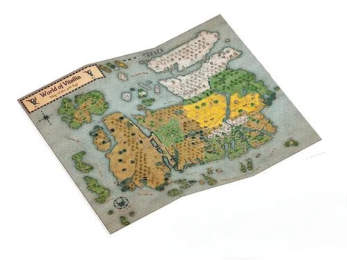 Meteor Tales RPG Hex Map World of Vitallia