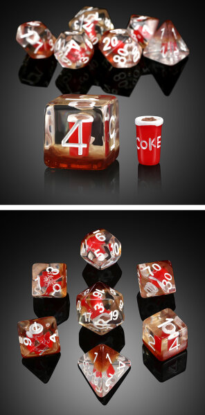 Resin Dice Set (7) Cola